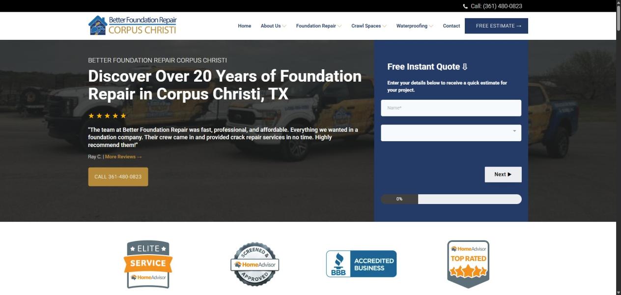 Foundation Crack Repair Corpus Christi