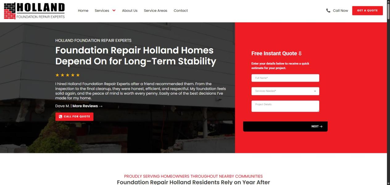Foundation Repair Holland